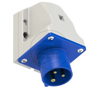 Wtyczka odbiornikowa 16A 3P 230V niebieska IP44 513-6