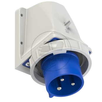 Wtyczka odbiornikowa 32A 3P 230V niebieska IP67 5232-6kv