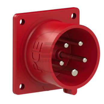 Wtyczka tablicowa (zwrotnica faz) 16A 5P 400V czerwona IP44 8615-6