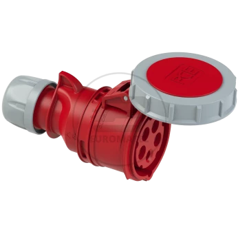 Gniazdo przenośne 32A 5P 400V czerwone IP67 SHARK 2252-6