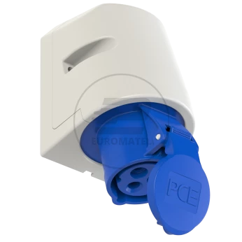 Gniazdo stałe 16A 3P 230V niebieskie IP44 113-6