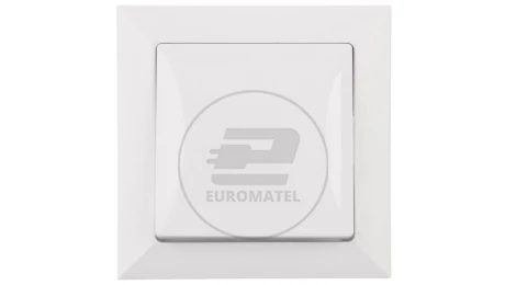 OPAL Przycisk zwierny /światło/ z podświetleniem biały WP-6 Op/S