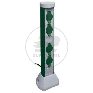 Słupek ogrodowy 4x2P+Z 16A IP44 /przewód OWY 3x1 2mb/ 077768400021