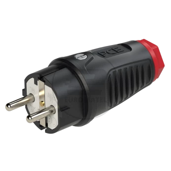 Wtyczka gumowa 16A 2P+Z 230V SCHUKO VDE IP54 /guma-poliamid/ TAURUS2 0511-sr