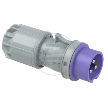 Wtyczka przenośna 16A 3P 24V fioletowa IP44 TWIST 063v