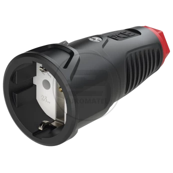 Gniazdo przenośne gumowe 16A 2P+Z 230V SCHUKO VDE IP20 TAURUS2 2510-sr