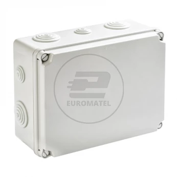 Puszka natynkowa LIGHT 241x180x96 4xM25 6xM40 IP66/67 szara EV-231