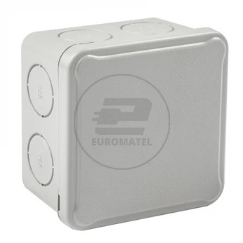 Puszka natynkowa LIGHT 108x108x64 bez dławnic 7xM25 IP66/67 EX-088