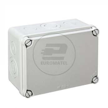 Puszka natynkowa LIGHT 162x116x76 bez dławnic 6xM25 4xM40 IP66/67 EX-161