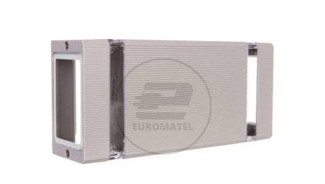 Oprawa ścienna dwukierunkowa NESSA GU10 max. 50W IP54 AC 220-240V 50/60Hz szara LD-NESSAGU10D-80