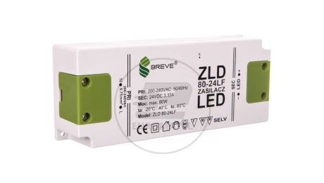 Zasilacz LED 24V DC 80W ZLD 80-24LF 3,3A 19724-9012