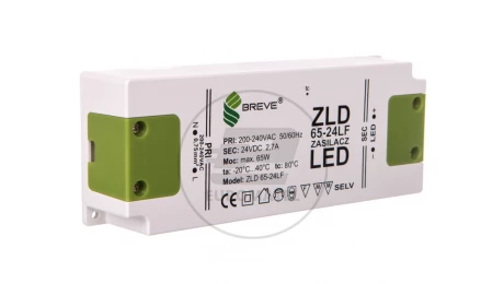 Zasilacz LED 24V DC 65W ZLD 65-24LF 2,7A 19724-9013