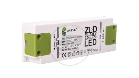 Zasilacz LED 24V DC 33W ZLD 33-24LF 1,37A 19724-9015