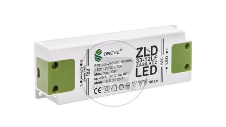 Zasilacz LED 12V DC 33W ZLD 33-12LF 2,75A 19712-9026