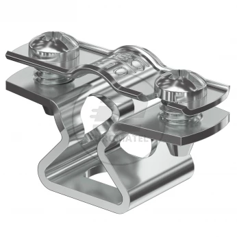 Obejma dystansowa VBS z otworem aluminium ASL 733 10 ALU 1362804 /25szt./