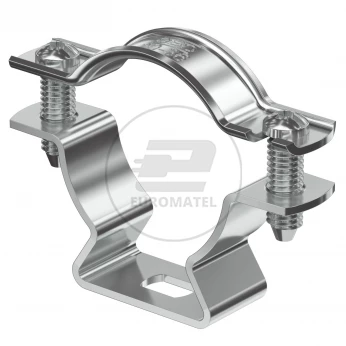 Obejma dystansowa VBS z otworem aluminium ASL 733 36 ALU 1362826 /20szt./