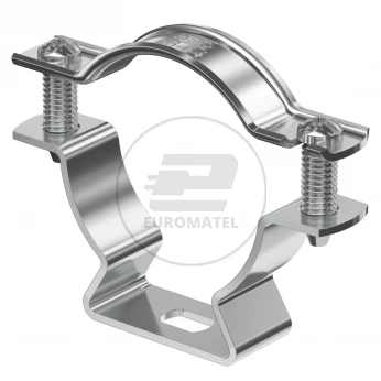Obejma dystansowa VBS z otworem aluminium ASL 733 44 ALU 1362830 /20szt./