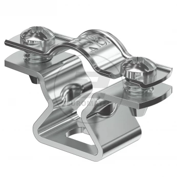 Obejma dystansowa VBS z otworem aluminium ASL 733 14 ALU 1362808 /25szt./