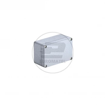 Obudowa aluminiowa 150x100x80mm Mx 151008 jasnoszara 2011316