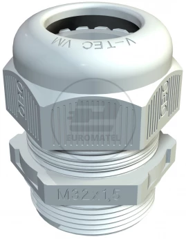 Dławnica kablowa poliamidowa M32 IP68 V-TEC VM32 LGR jasnoszara 2022870 /20szt./