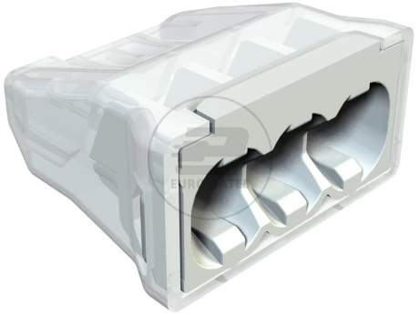 Szybkozłączka 3-torowa 0,5-2,5mm2 450V 24A jasnoszara 61 325 LGR 2054485 /100szt./