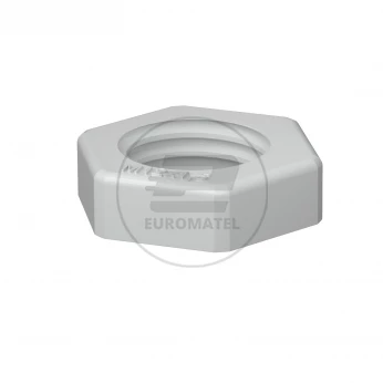 Nakrętka poliamidowa M12 jasnoszara 116 M12 LGR PA 2048906 /100szt./