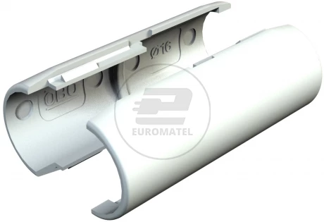 Mufa łączeniowa do rury Quick Pipe M25 2953 M M25 LGR jasnoszara 2153833 /10szt./