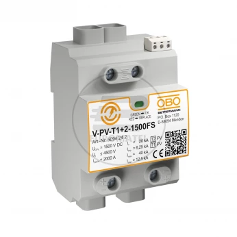 Ogranicznik przepięć PV 1500V DC B+C Typ 1+2 V-PV-T1+2-1500FS 5094242