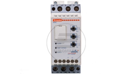 Softstart 12A 5,5kW z przekaźnikiem by-pass, 3x400V AC zasilanie 110-400V AC ADXC012400