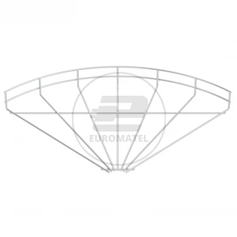 Łuk korytka siatkowego 90 stopni 55x400mm GRB 90 540 G 6001955