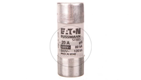 Wkładka bezpiecznikowa cylindryczna 22x58mm 20A gL/gG 690V C22G20