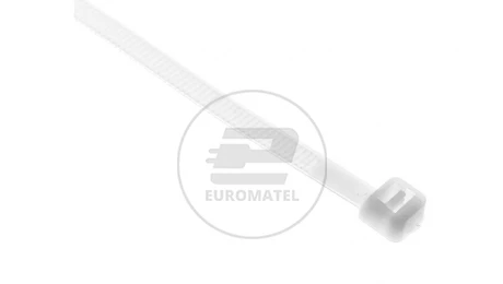 Opaski zaciskowe 4.8 x 370 mm białe 44E981 /75szt./