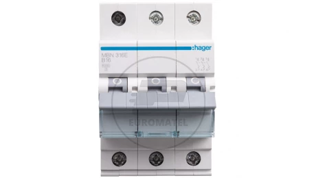 Wyłącznik nadprądowy 3P B 16A 6kA AC MBN316E