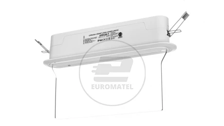 Oprawa awaryjna ARROW P LED 1W 1h dwuzadaniowa + PU31 PU41 biała ARP/1W/C/1/SA/X/WH