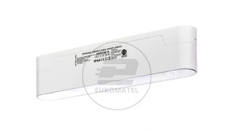Oprawa awaryjna ARROW N LED 3x1W (opt. otwarta) 1h jednozadaniowa AT biała ARNO/3x1W/E/1/SE/AT/WH