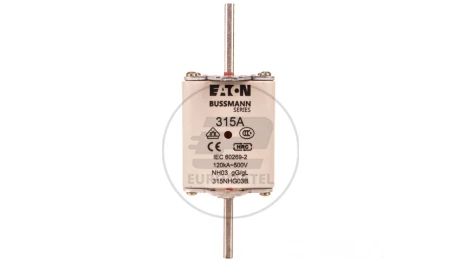 Wkładka bezpiecznikowa NH3 315A gL/gG 500V 315NHG03B