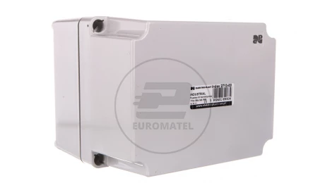 INDUSTRIAL Puszka hermetyczna n/t 170x135x145mm IP65 szara 2713-00