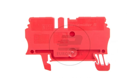 Złączka szynowa przelotowa 2-przewodowa 2,5mm2 czerwona ATEX ZDU 2.5 RT 1683260000