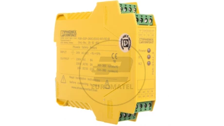 Przekaźnik bezpieczeństwa do zatrzymania awaryjnego i drzwi bezpieczeństwa 24V AC/DC 2xLED PSR-SCP- 24UC/ESA2/4X1/1X2/B 2963802