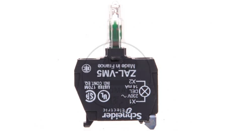 Zestaw świetlny z diodą LED pomarańczowy 230-240V AC ZALVM5