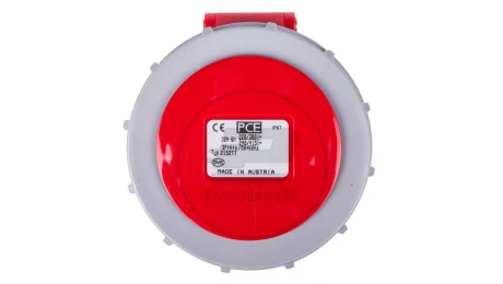 Gniazdo przenośne 16A 5P 400V czerwone IP67 TURBO TWIST 2152-6tt