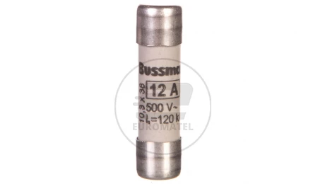 Wkładka bezpiecznikowa cylindryczna 10x38mm 12A gG 500V C10G12