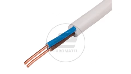 Przewód YDY 2x4 biały 450/750V /bębnowy/
