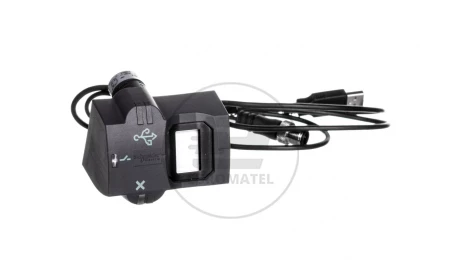 Przycisk biometryczny w gniazdem USB XB5S4B2M12
