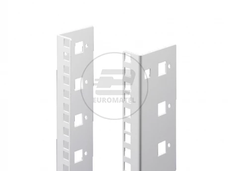 Szyny profilowe do FlatBox, 12 U, RAL 7035