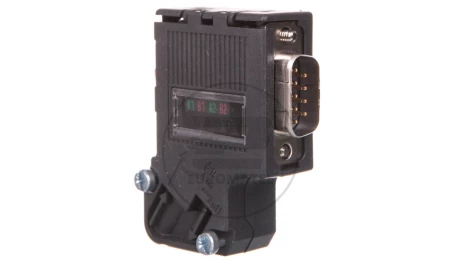 Wtyczka metalowa dla sieci PROFIBUS do 12 Mbit /s z prostym odprowadzeniem przewodów 6ES7972-0BA42-0XA0