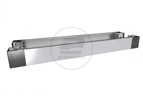 VX Element narożny z osłoną, przód/tył, wys.: 100mm, do szer.: 1000mm, stal nier