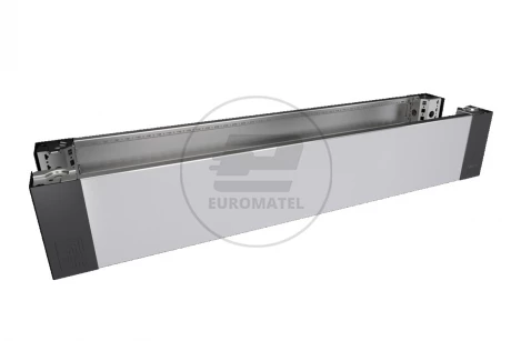 VX Element narożny z osłoną, przód/tył, wys.: 200mm, do szer.: 1200mm, stal nier