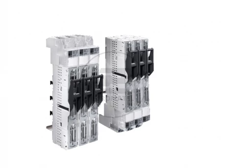 Listwowy rozłącznik bezpiecznikowy NH rozm. 00, 160A, 3-bieg., Śruba M8 (60 mm)