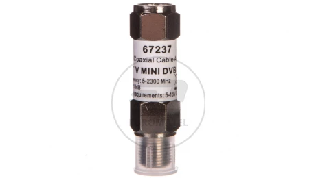 Mini wzmacniacz sygnału DVB-T/SAT 18dB /na kabel koncentryczny/ F - F 67237